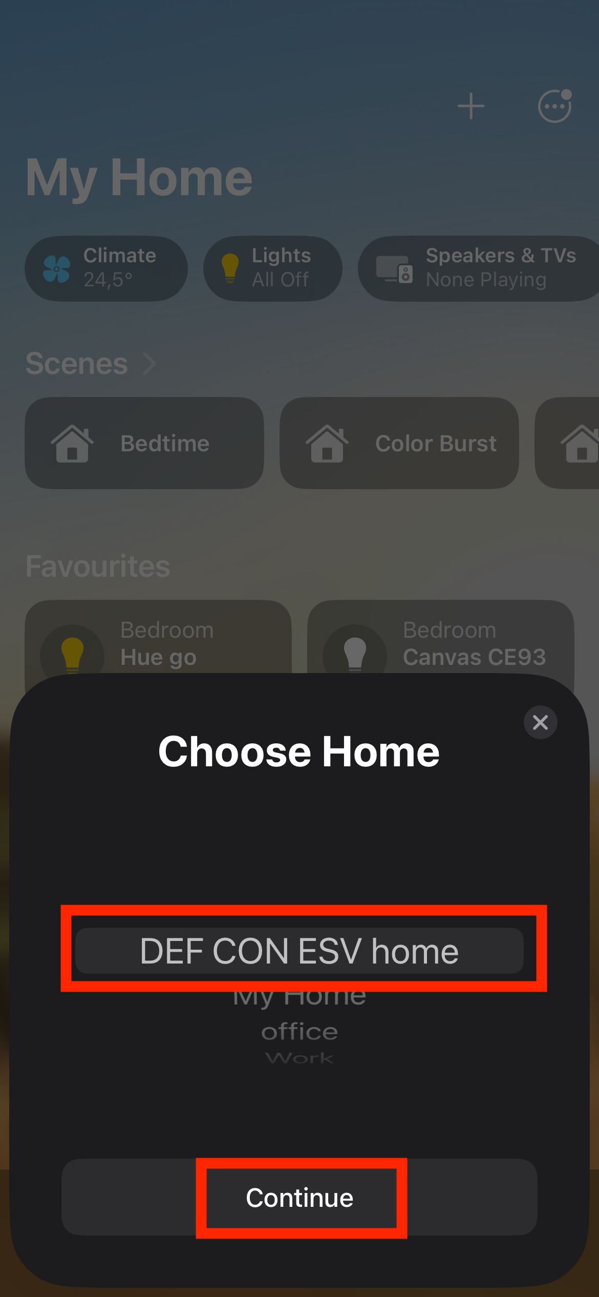 Choose home