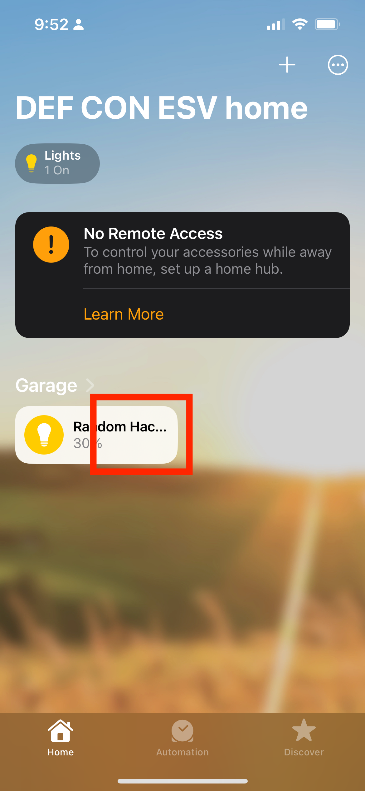 Remove from home